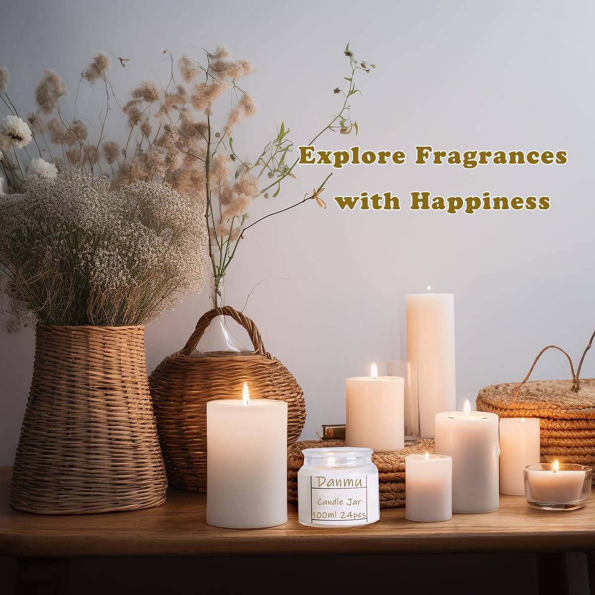 Danmu Mini Glass Jars