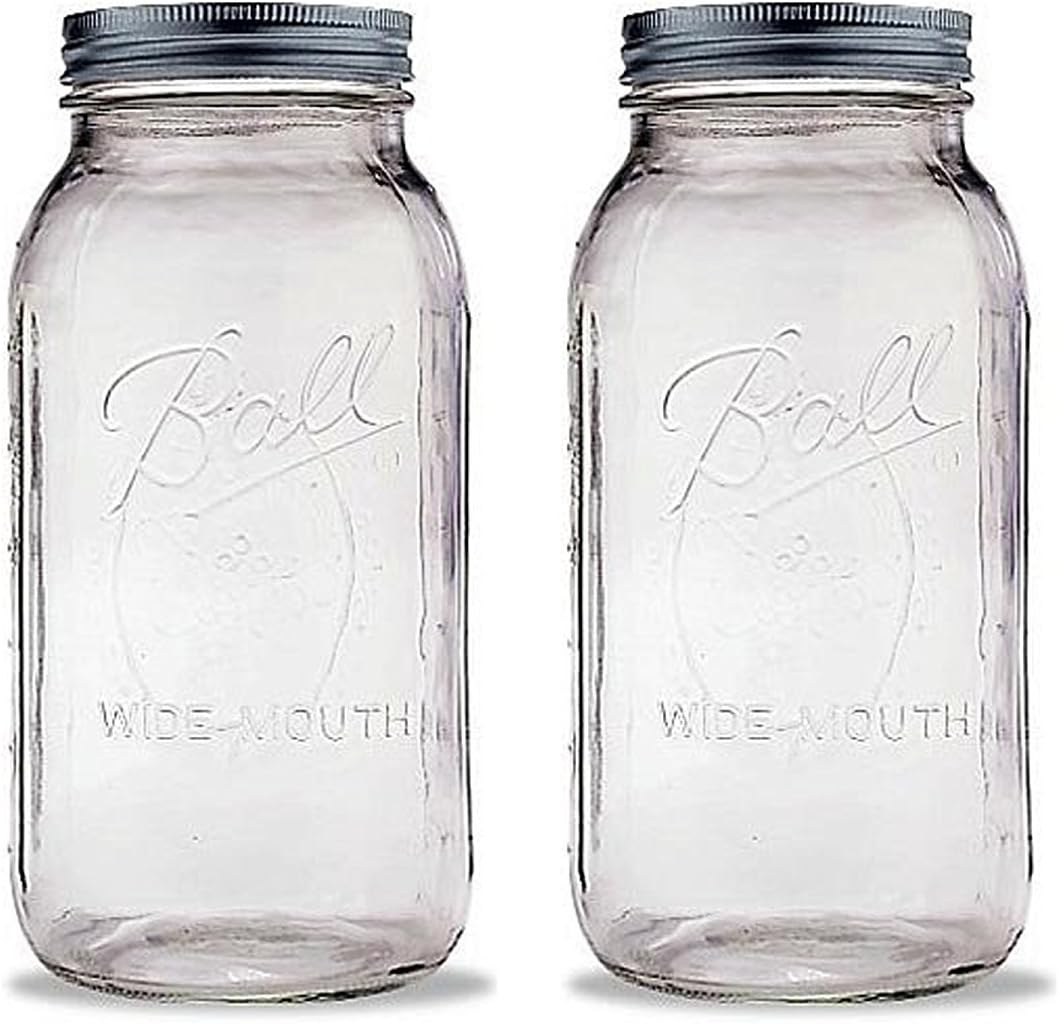 Ball 2 Quart Wide Mouth Canning Jar Pack of 2 1
