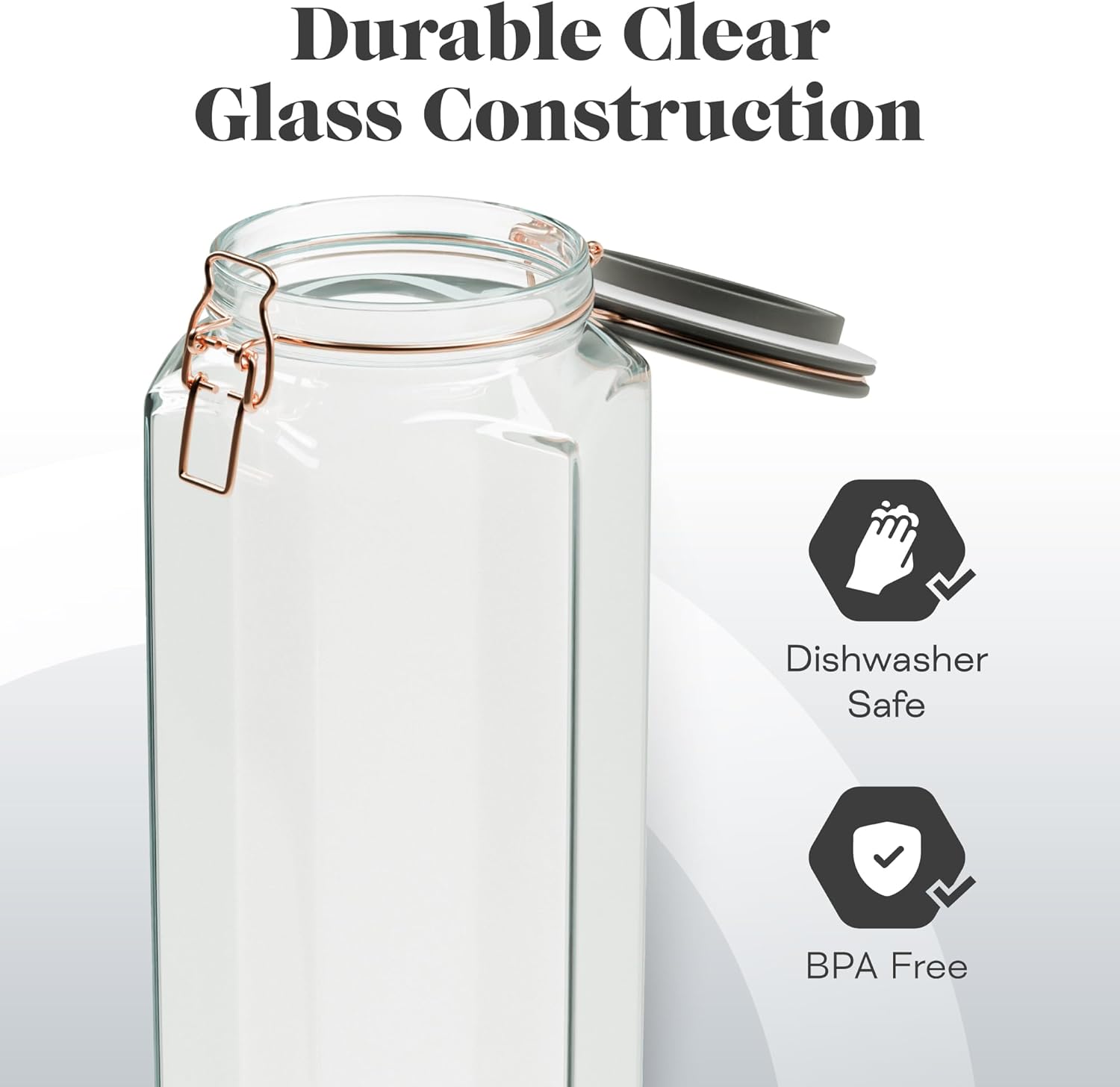 Amici Home Adler Hermetic Glass Canister Set of 2