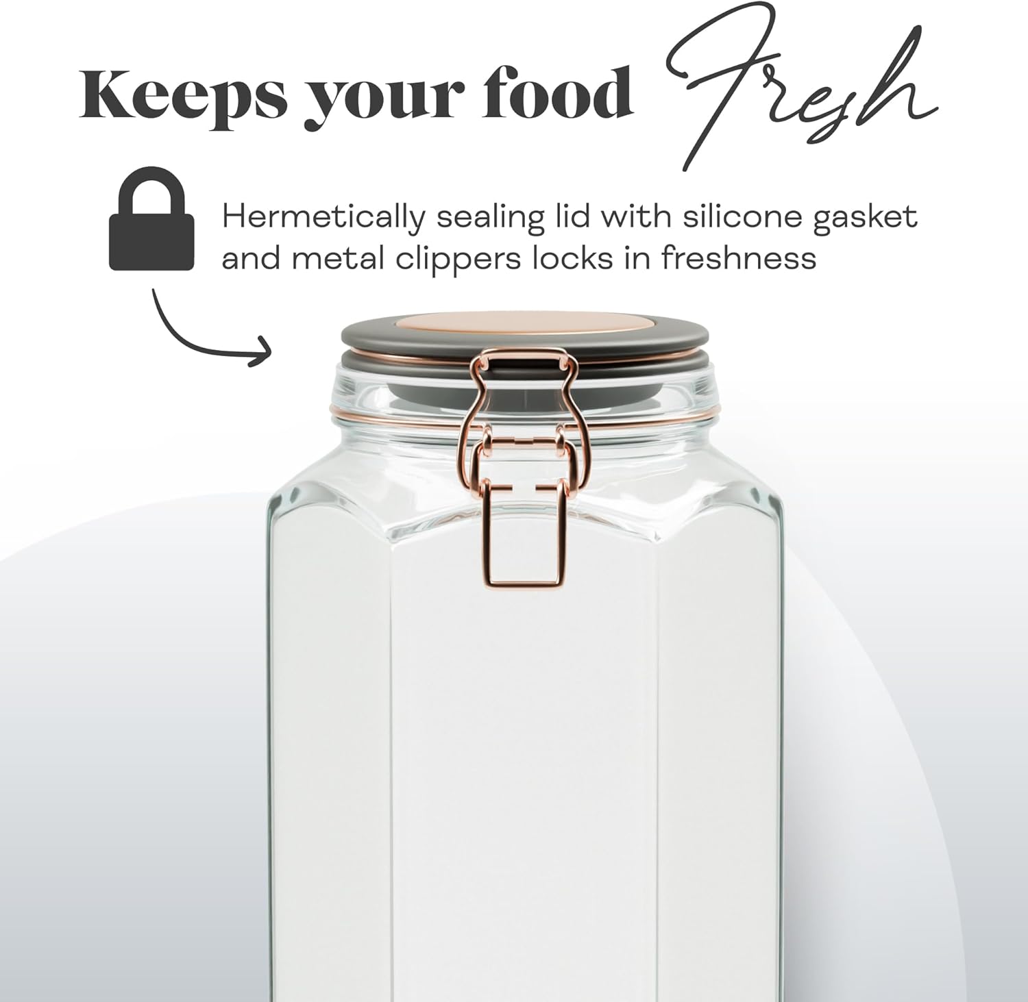 Amici Home Adler Hermetic Glass Canister Set of 2