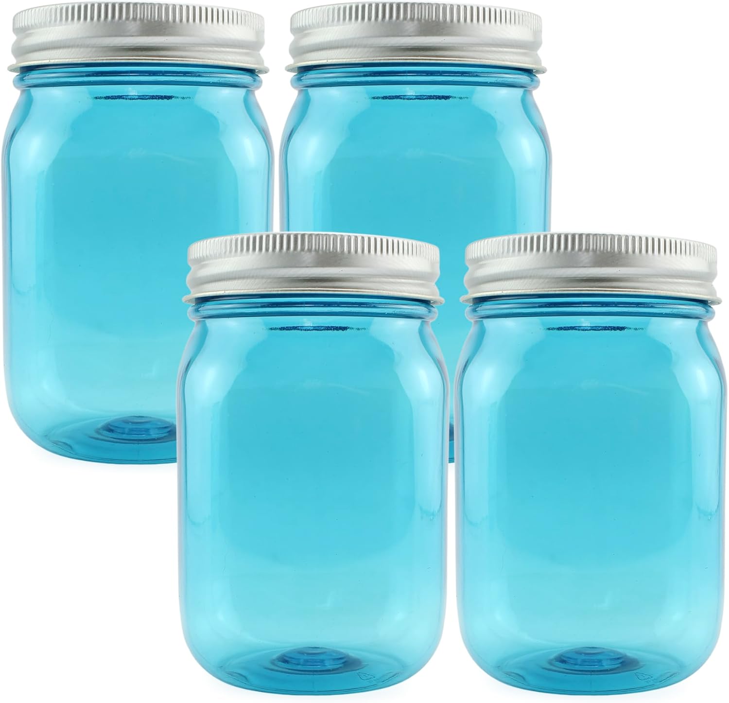 4-Birds Coin Jar Managers Blue 4-Pack