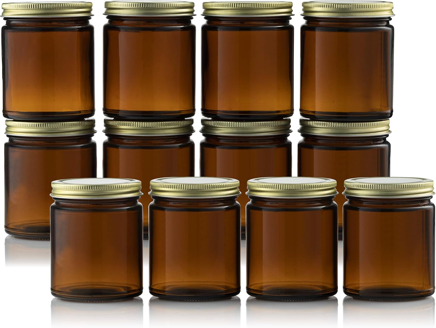 12-Piece Glass Jars - Candle Making More