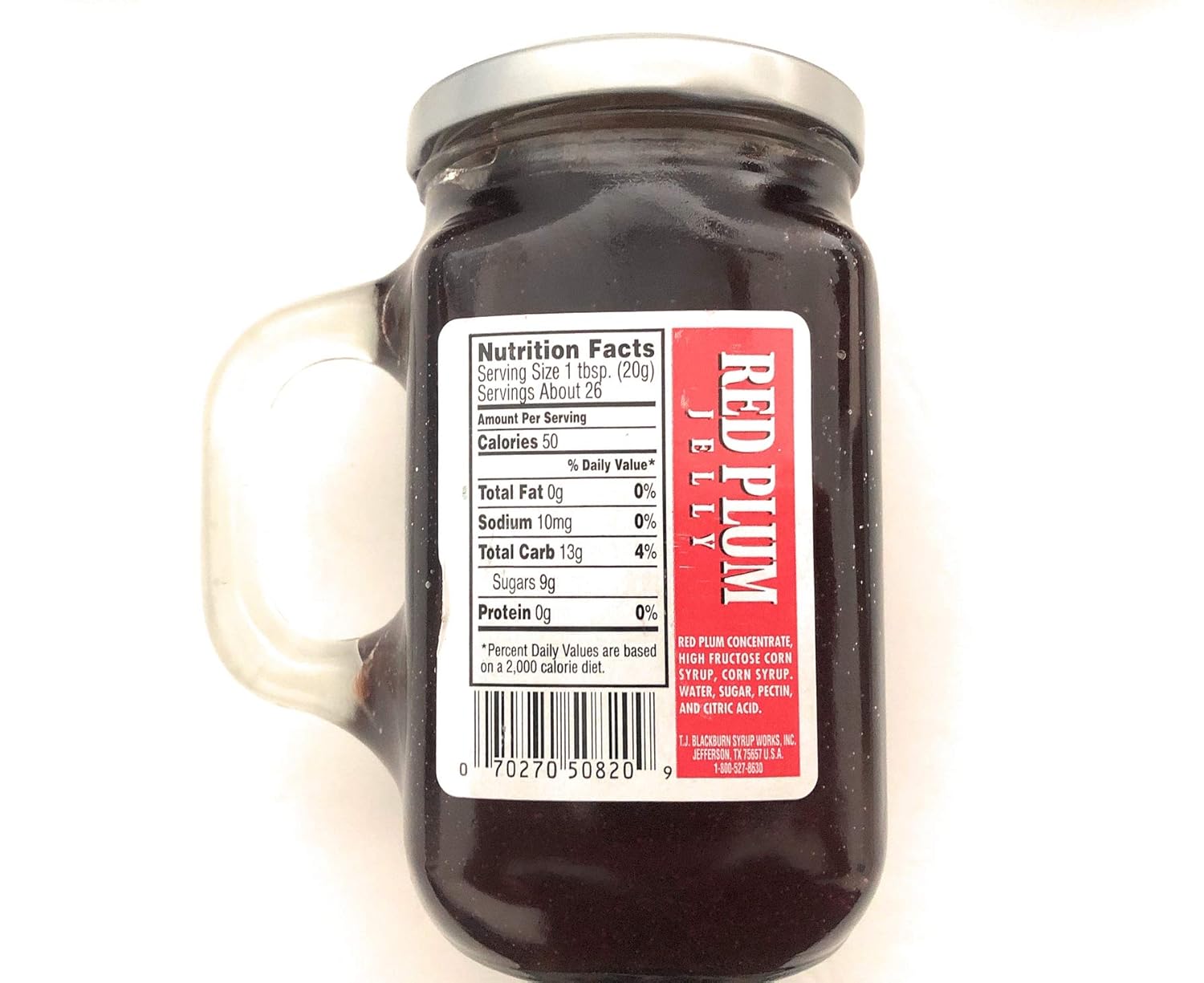 Blackburns Red Plum Jelly 18oz Jars Pack of 3