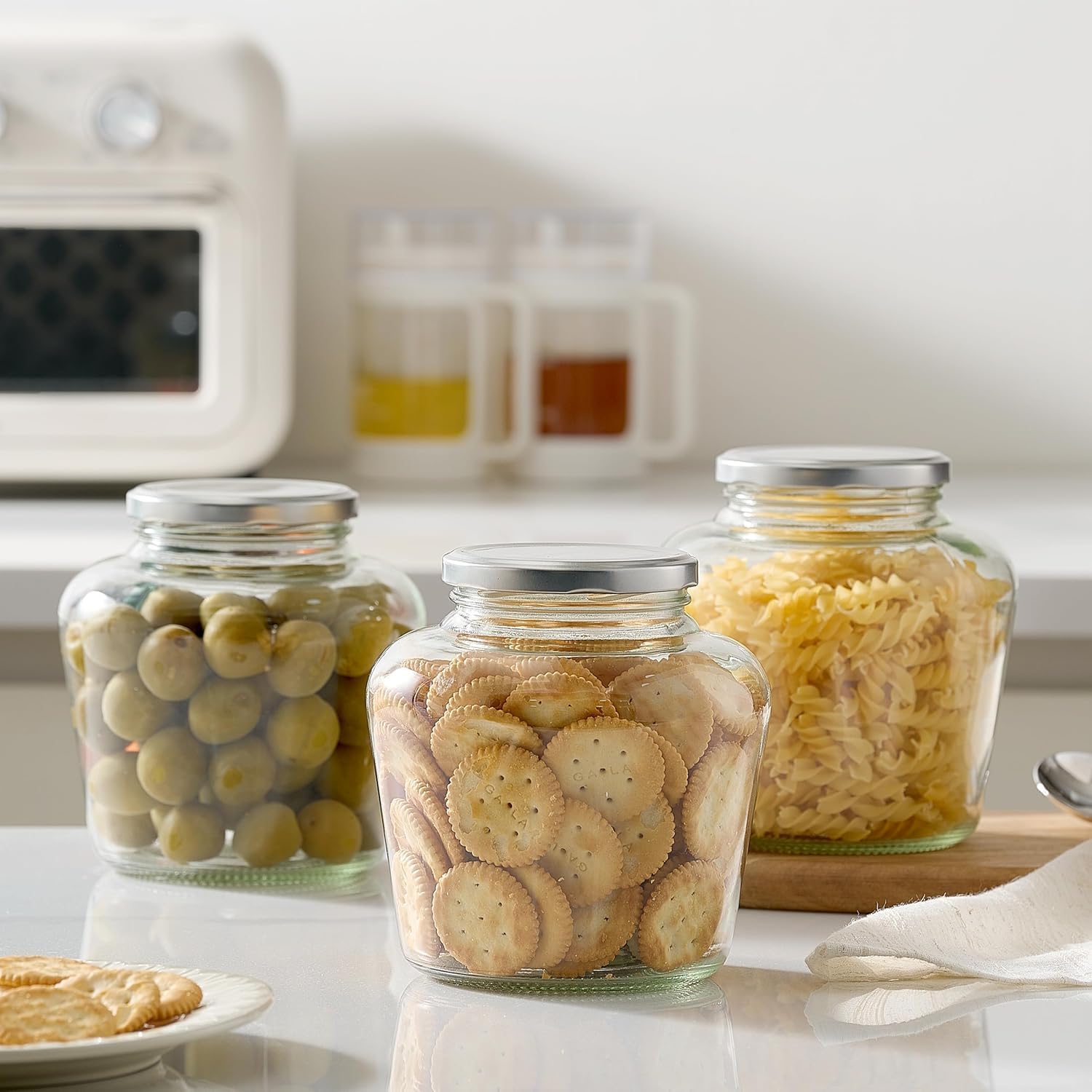 Danmu Glass Jars with Airtight Lid