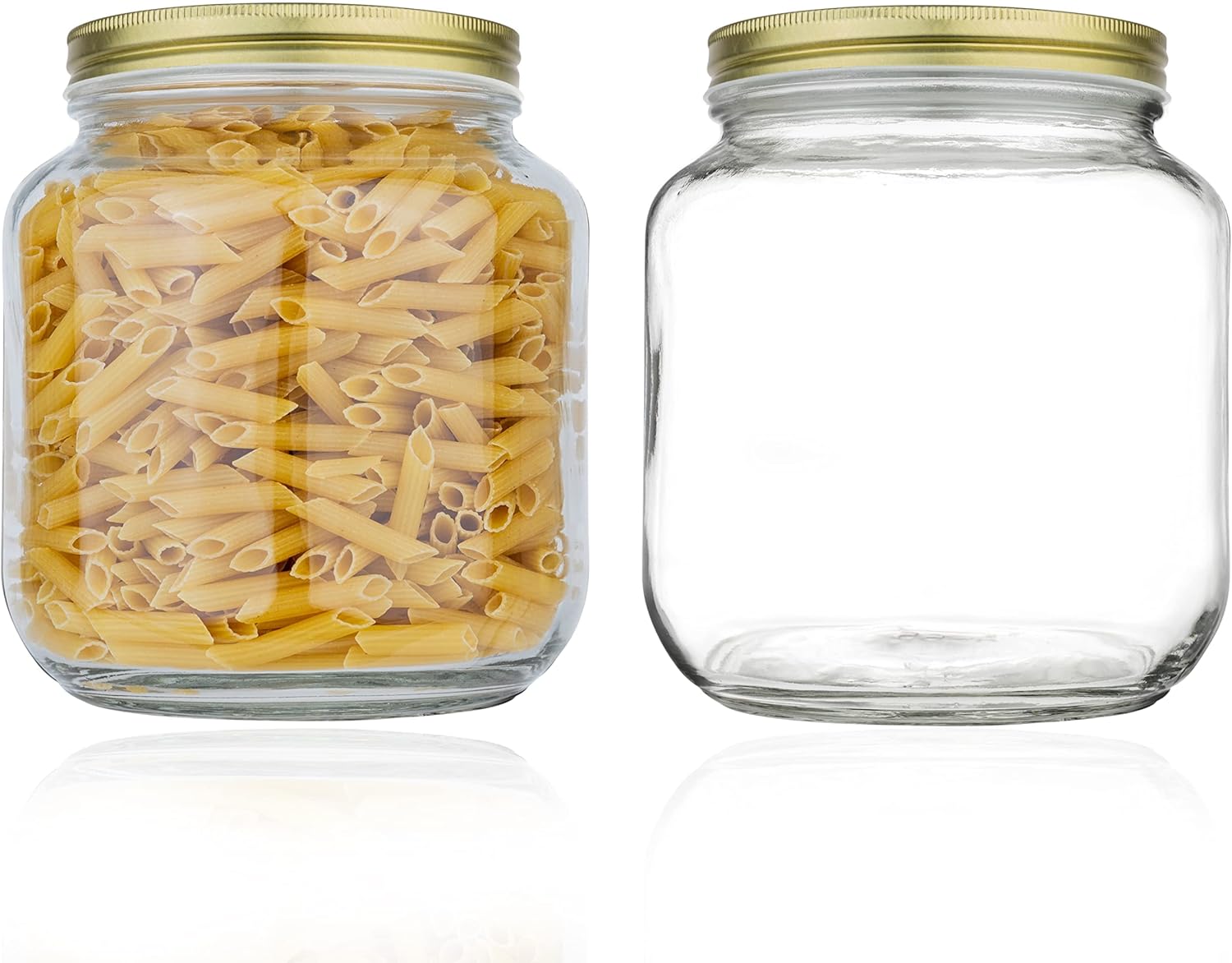 Kitchentoolz 2 Half Gallon 1 Full Gallon Mason Jars