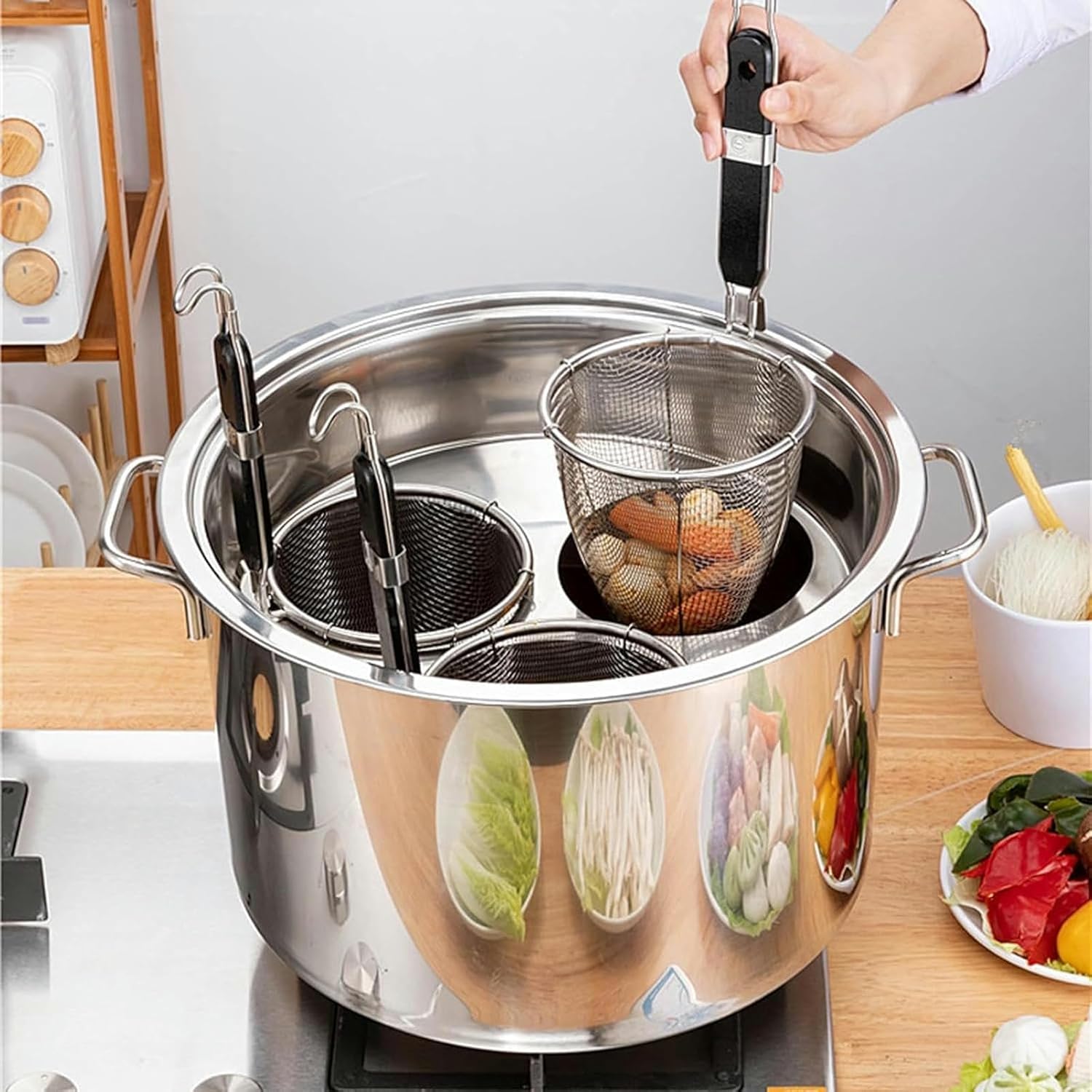 Sturdy Durable Multipots Set for Home Commercial Cooking