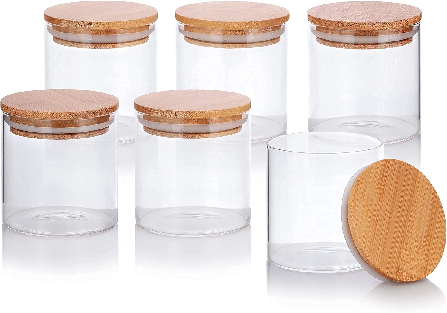 Sturdy Eco-Friendly Glass Jar Set