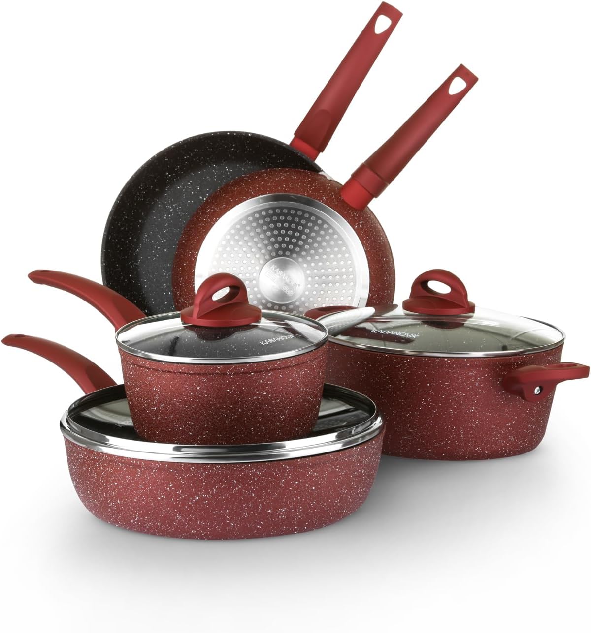 Vivid 8-Piece Cookware Set