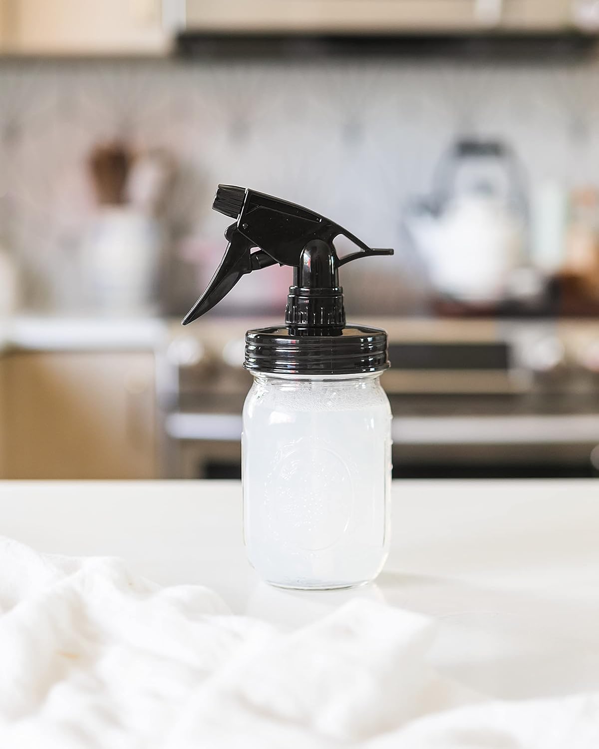 Jarmazing 2-Pack Mason Jar Sprayer with Adjustable Cleaning Solution