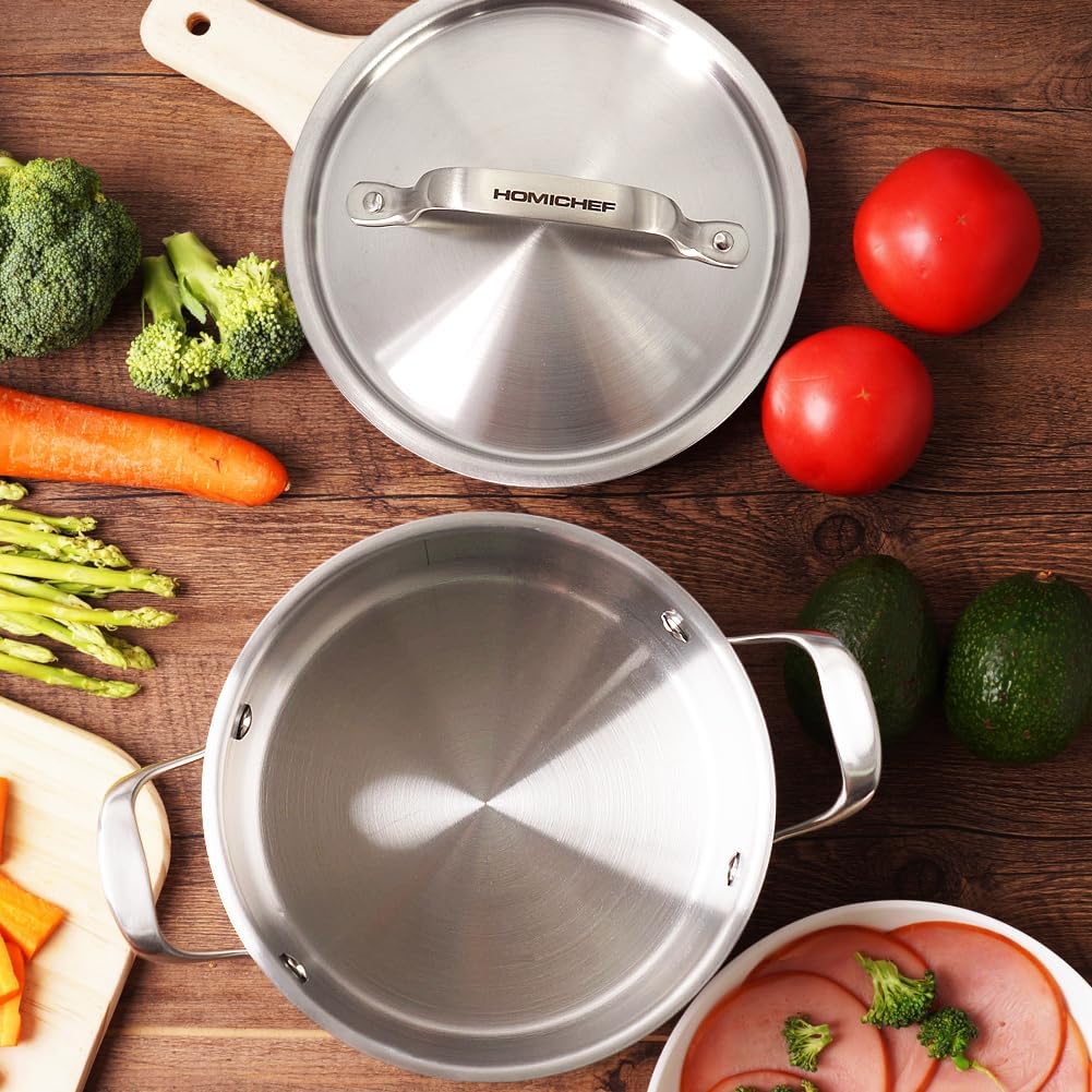 Matte Polished Nickel-Free Stainless Steel 35QT Stock Pot