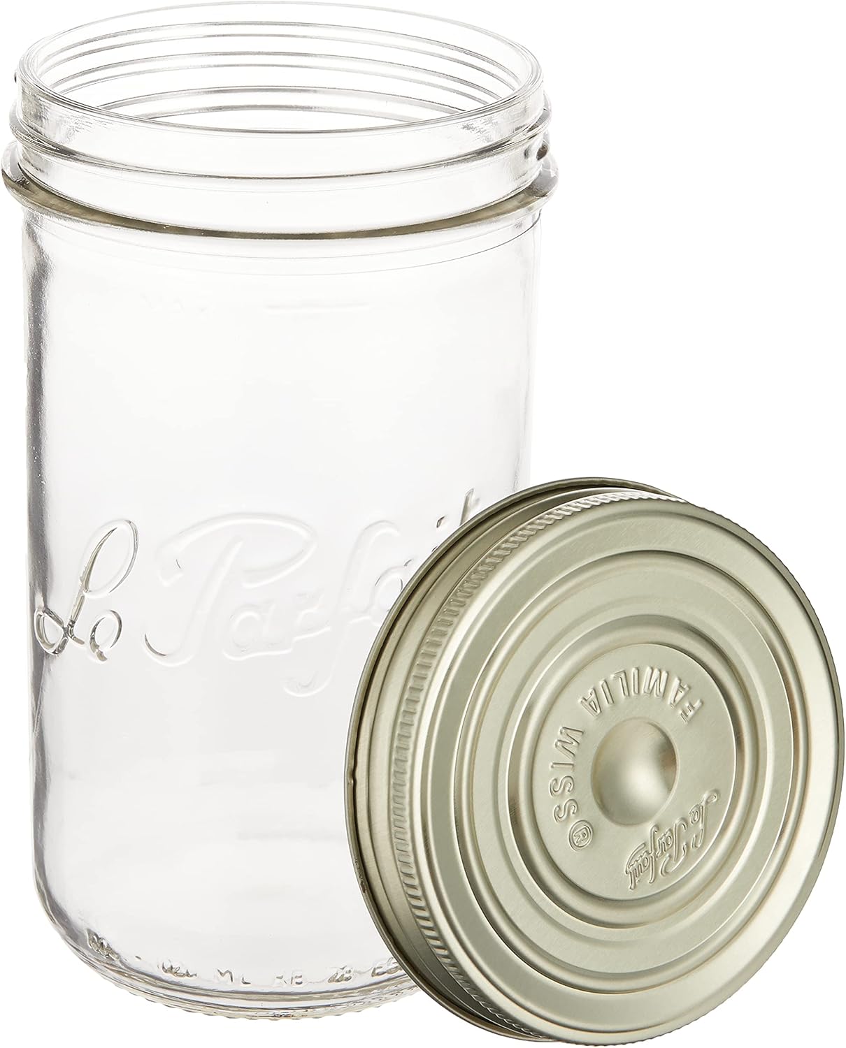 Le parfait 922940 Double Cap Jar with lid Capacity 338 oz