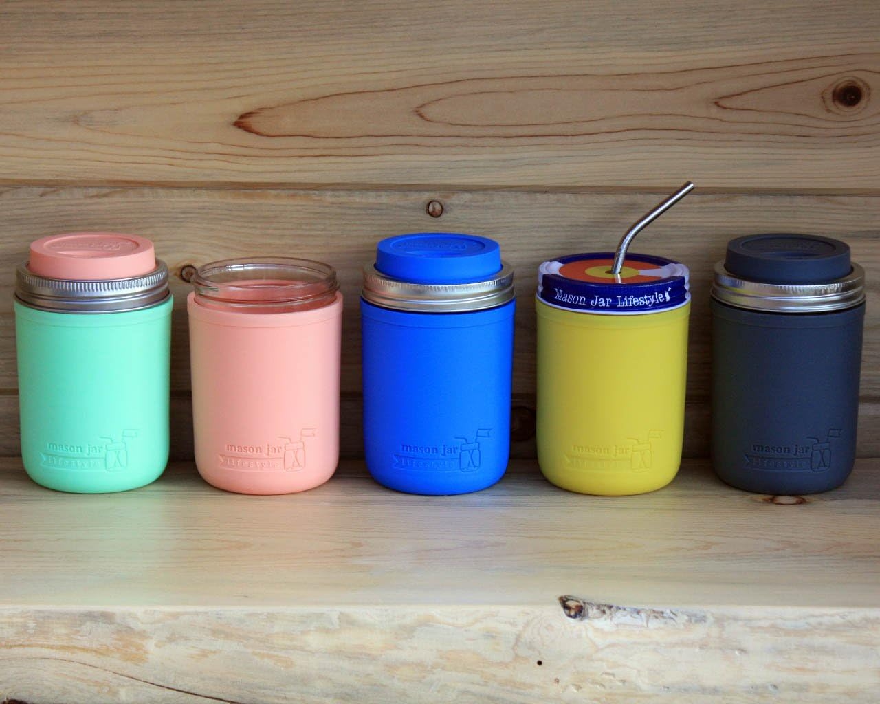 Premium Silicone Pint Jars - 16oz 2-Pack
