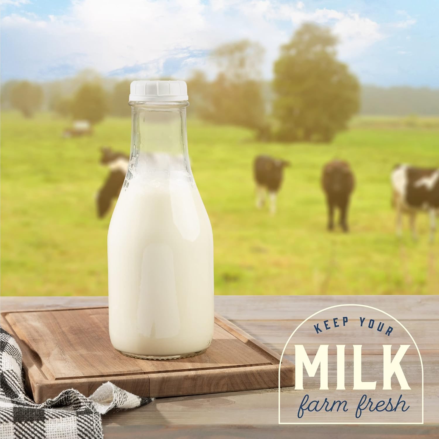Quickly Snaps On No compromised Fit for 48MM Milk Jugs
