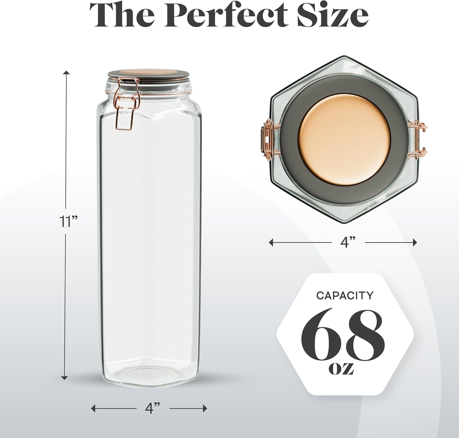 Amici Home Adler Hermetic Glass Canister Set of 2
