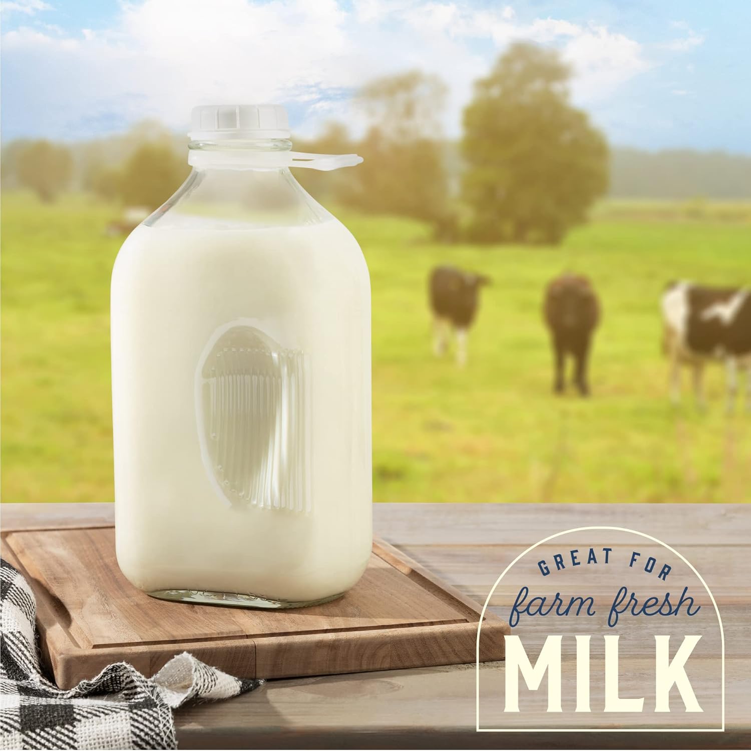 Quickly Snaps On No compromised Fit for 48MM Milk Jugs