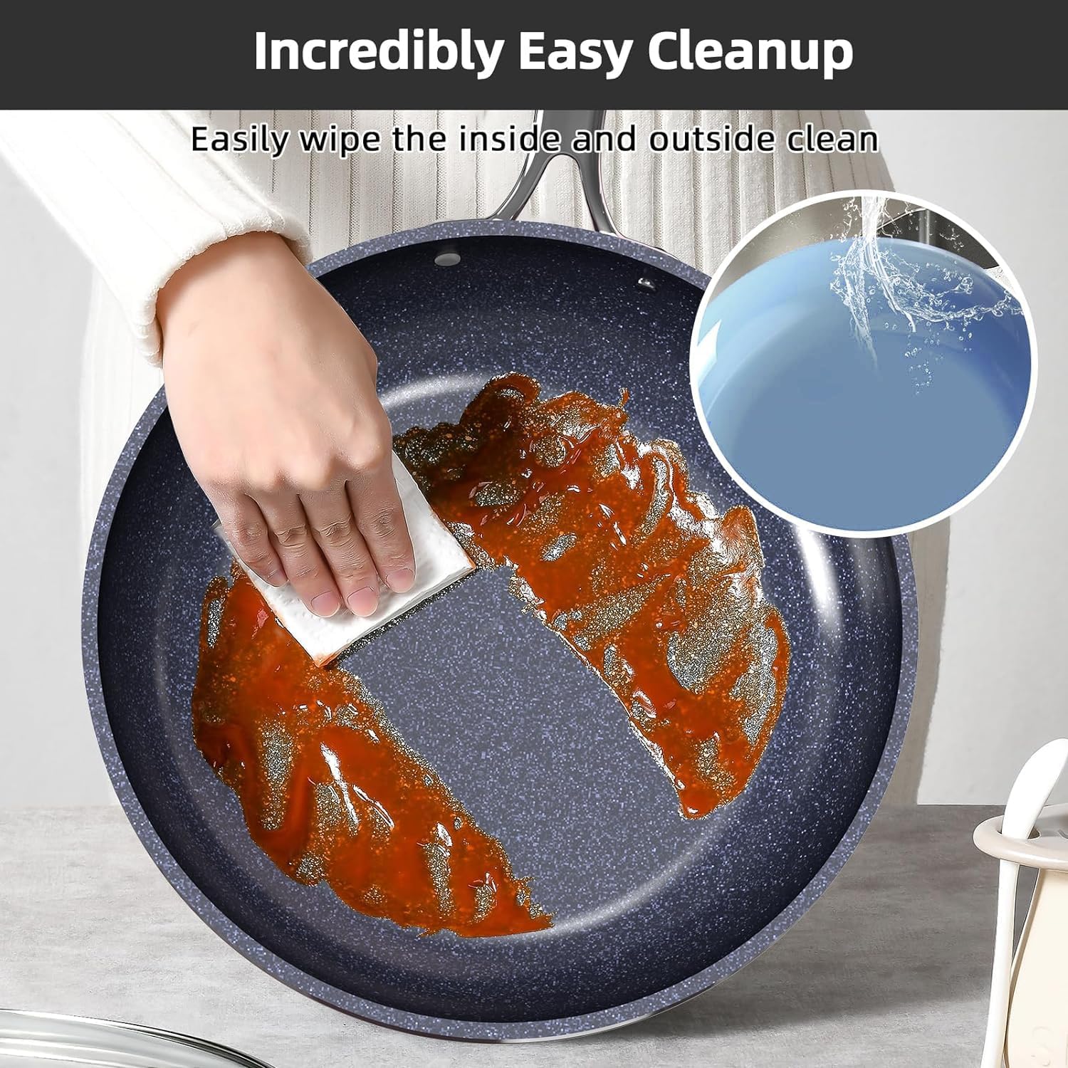 Luxury Non-Stick Cookware Set for All Cooktops