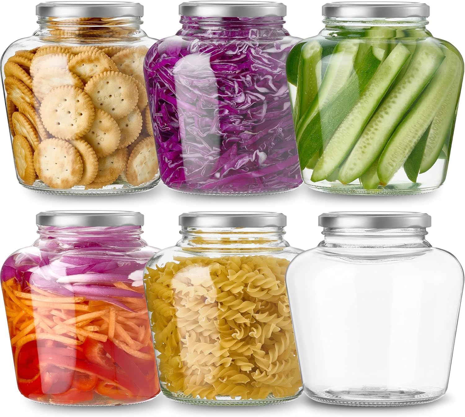 Danmu Glass Jars with Airtight Lid