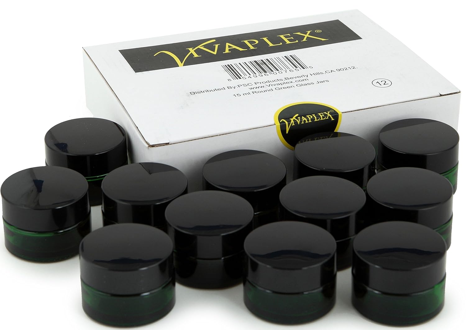 High-Quality Glass Jars with Inner Liners - Compact Secure