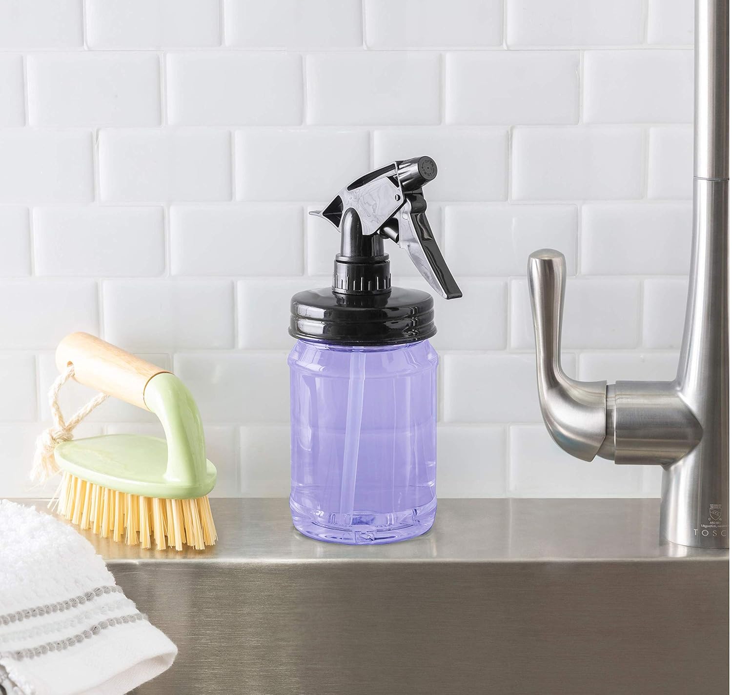 Jarmazing Products Mason Jar Sprayer - Black - 2 Pack