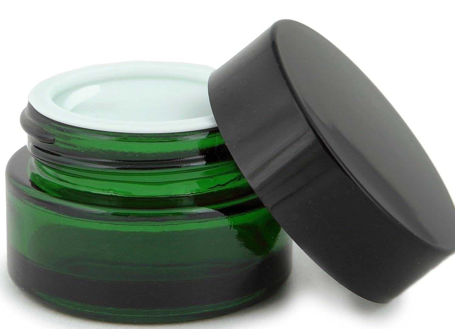 High-Quality Glass Jars with Inner Liners - Compact Secure