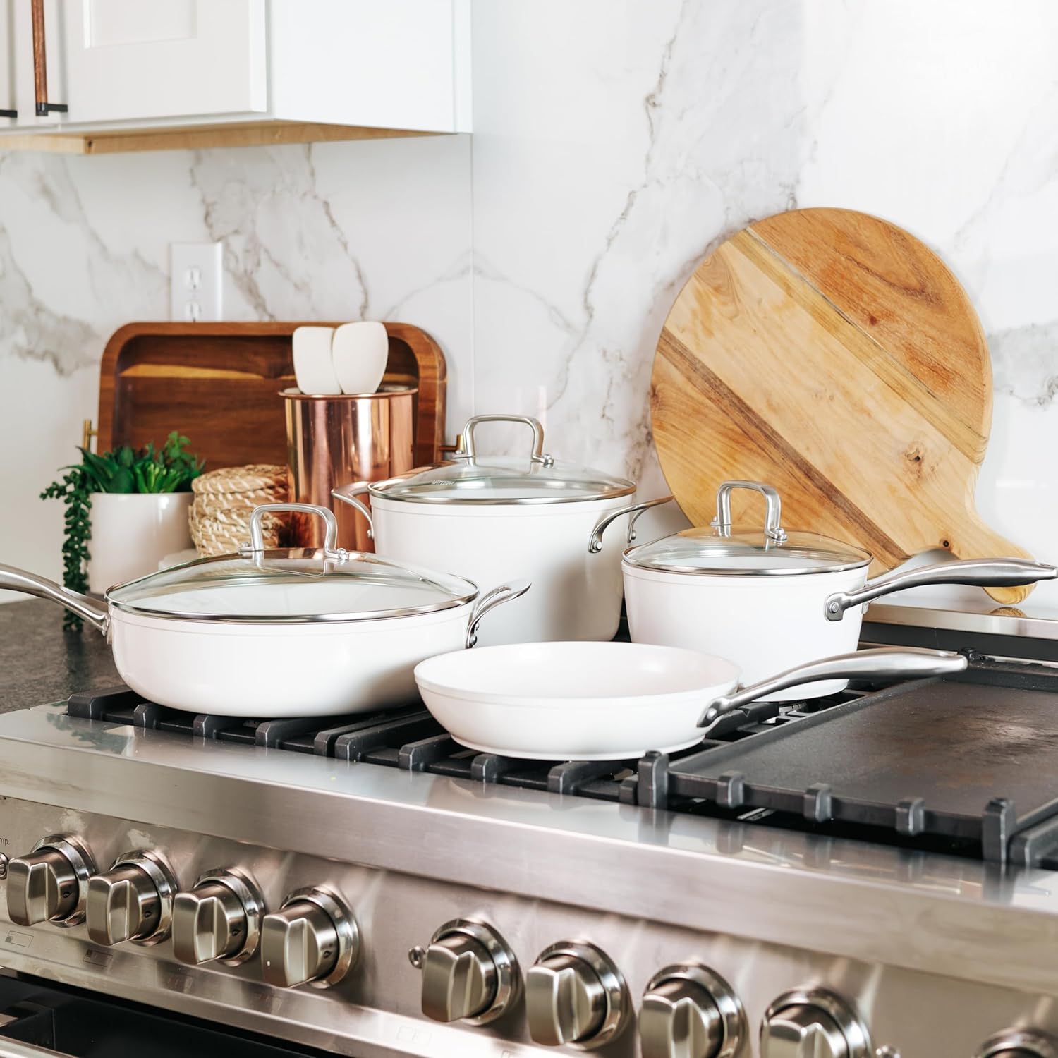 Nonstick Ceramic Cookware Set for Safe Delicious Cooking