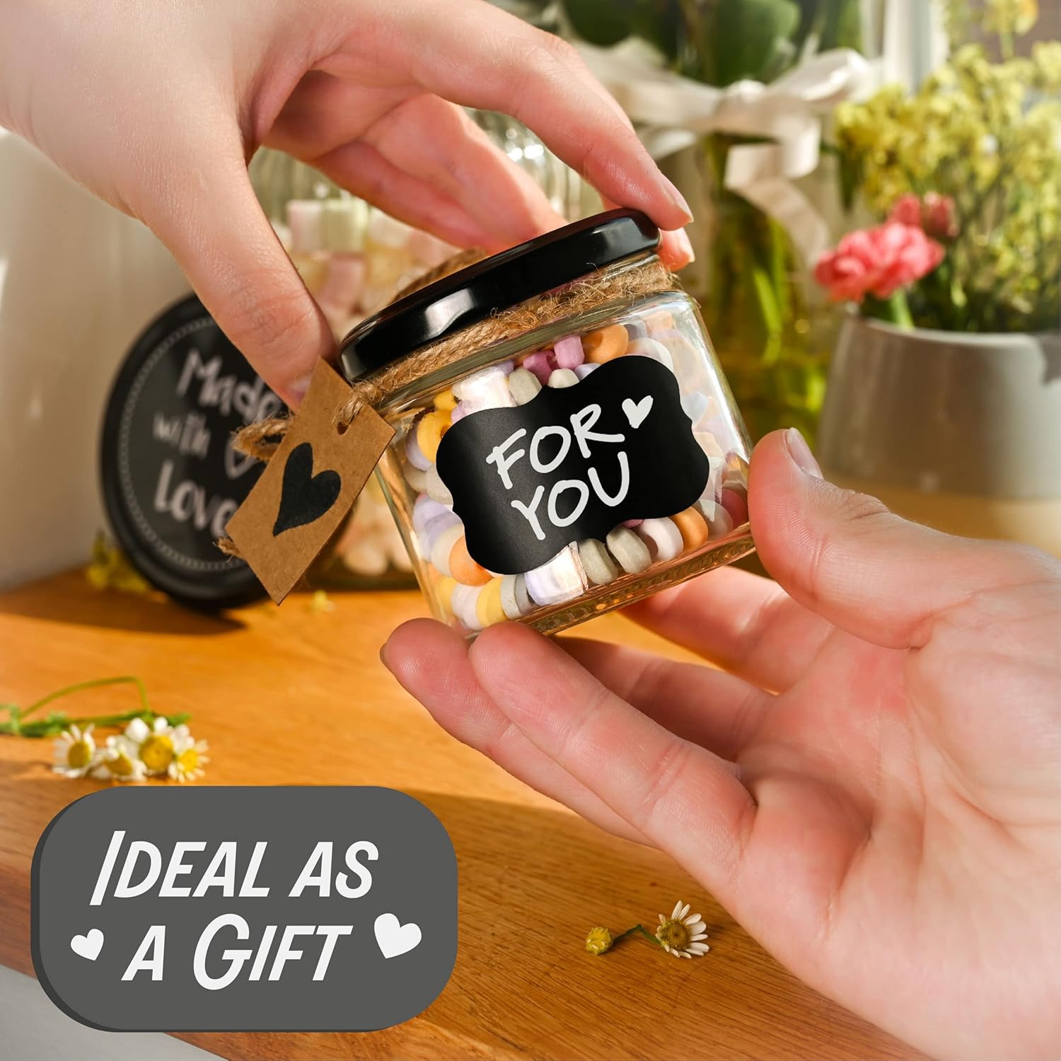25-Piece Glass Jars Set
