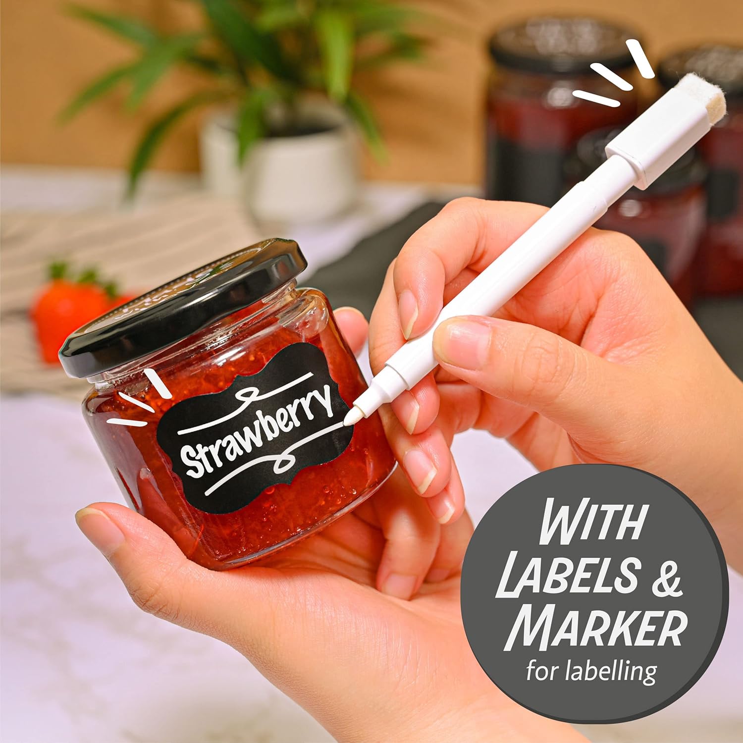 25-Piece Glass Jars Set
