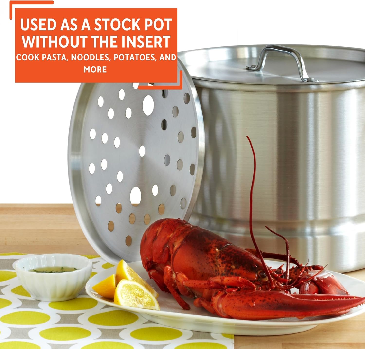 Sleek Durable Aluminum Steamer Set for Efficient Cooking