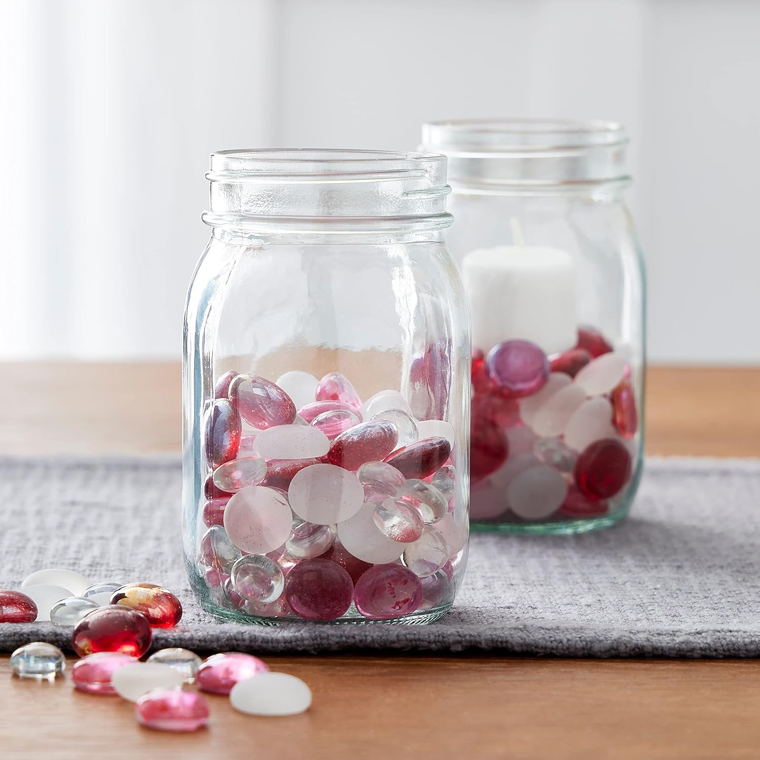 16 oz Glass Jar Set of 6