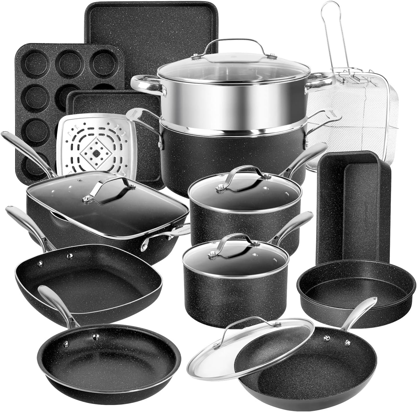 Granitestone Ultra-Nonstick Cookware Set