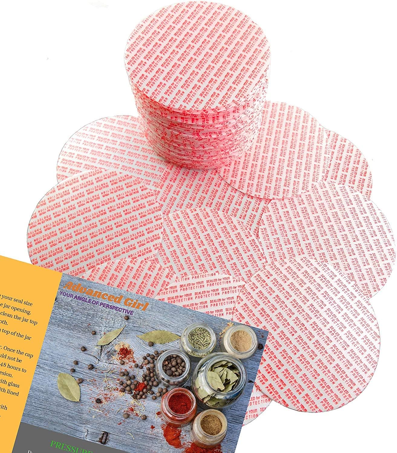 Advanced Girl Pressure Sensitive Cap Seals