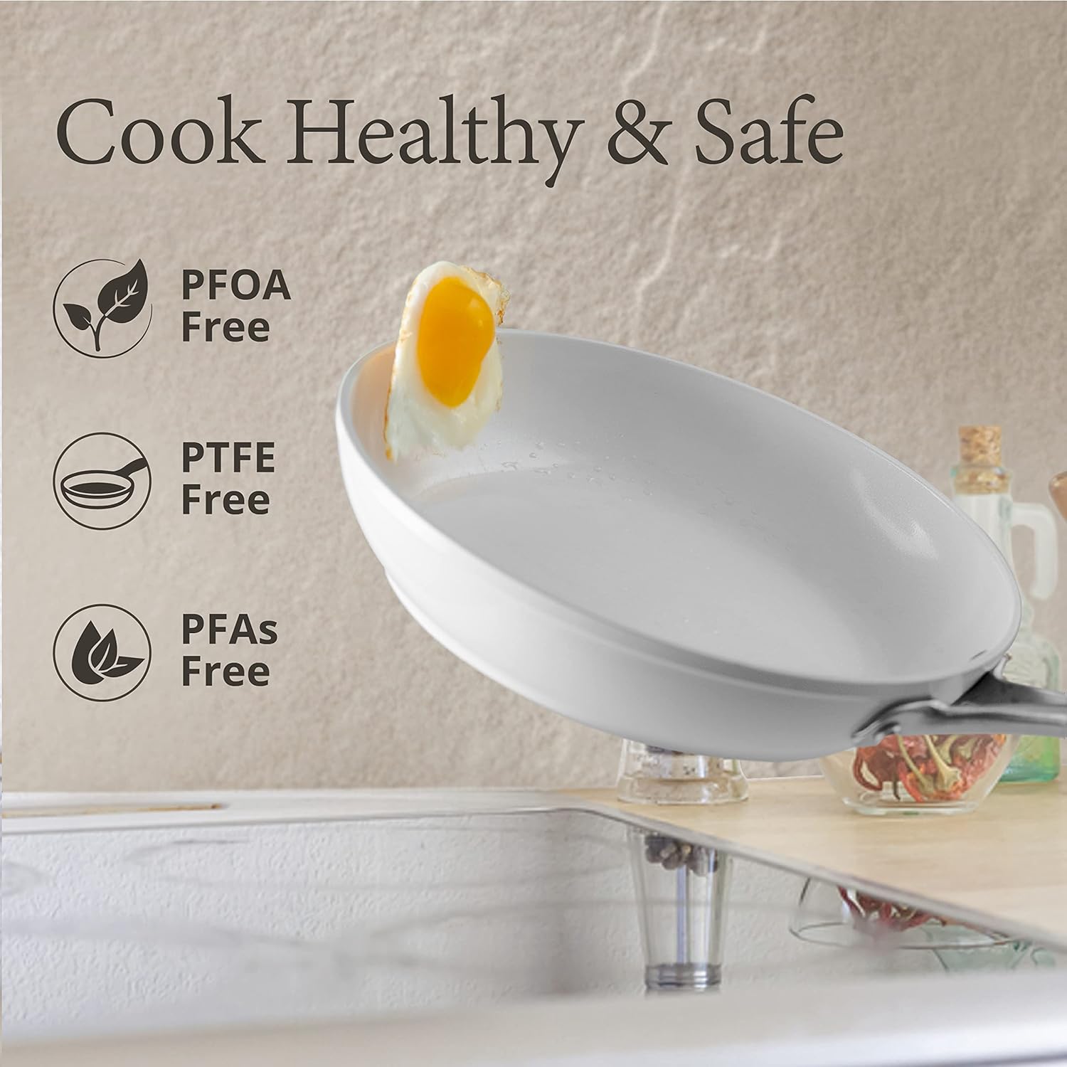 Nonstick Ceramic Cookware Set for Safe Delicious Cooking