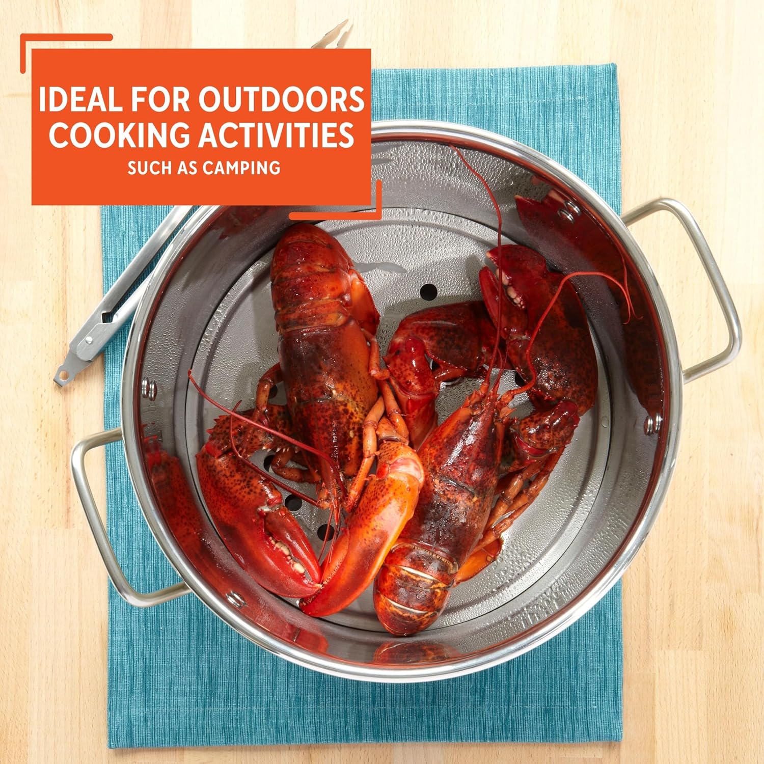 Sleek Durable Aluminum Steamer Set for Efficient Cooking
