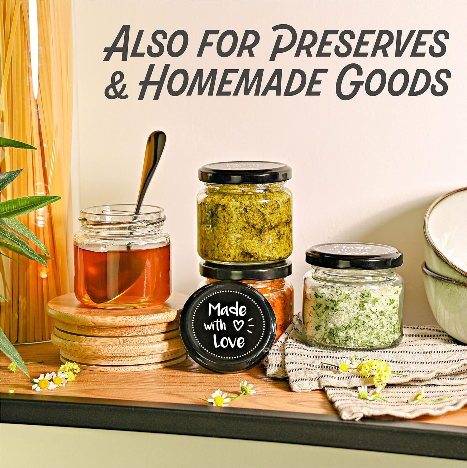 25-Piece Glass Jars Set